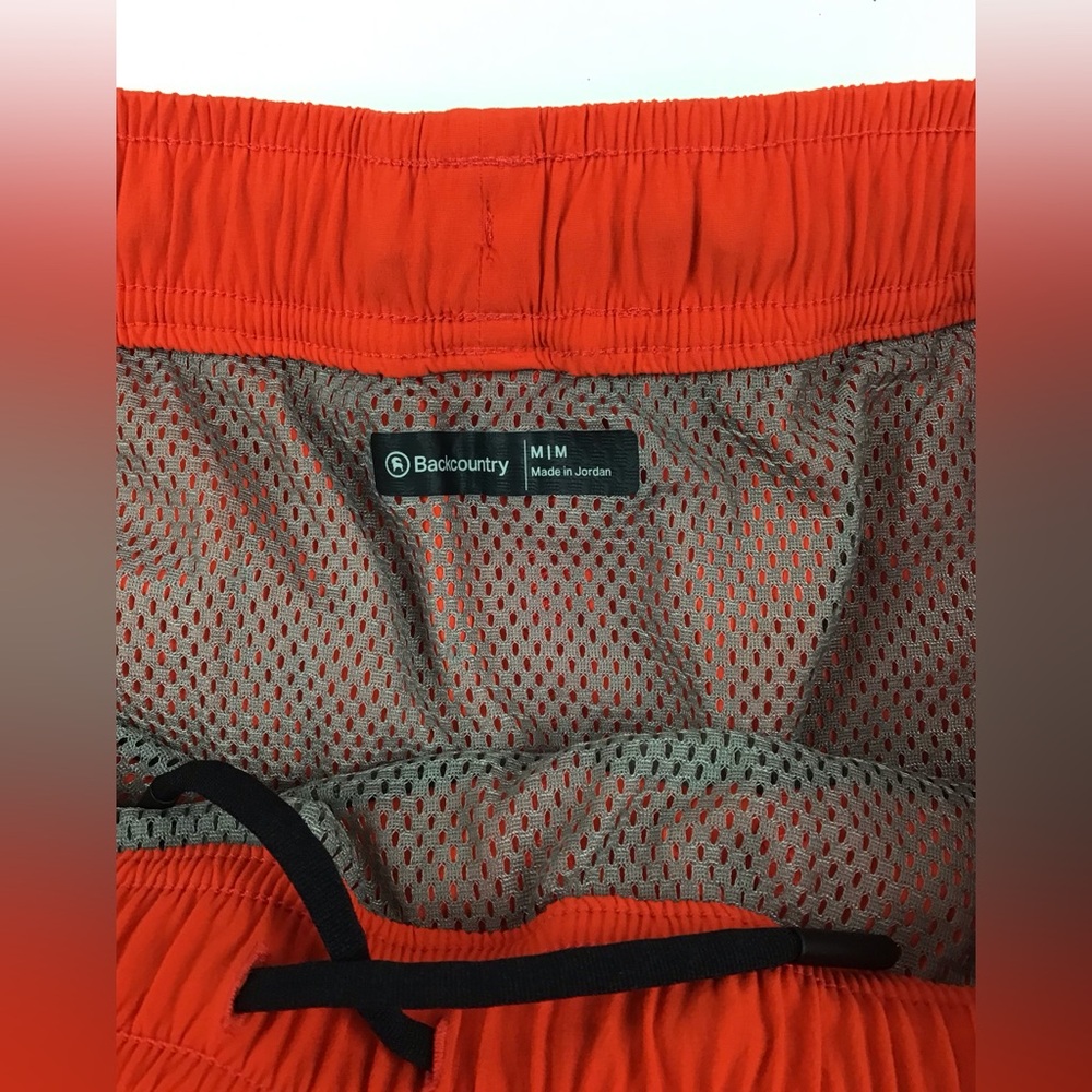 Backcountry lined shorts men’s medium orange - Picture 3 of 10